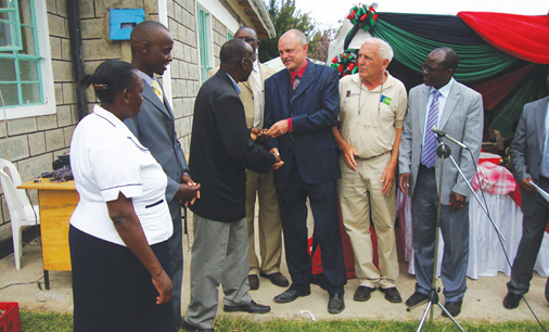 Jubilation as Nyamathi Dispensary Maternity is Handed Over.